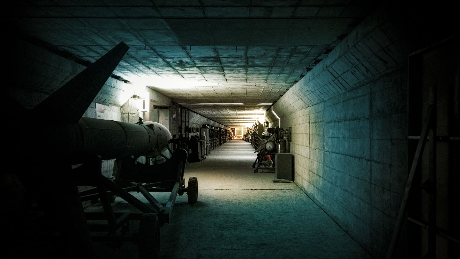 Interno delle Gallerie del Bunker Soratte